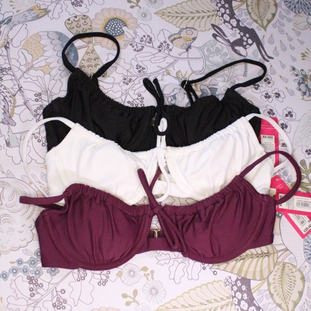 Bundle of 3 swim bikini tops Xhilaration